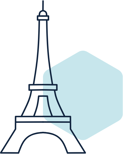 Icono que representa la Torre Eiffel