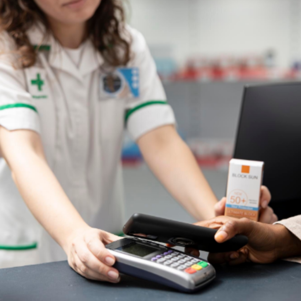Pharmacienne avec TPE